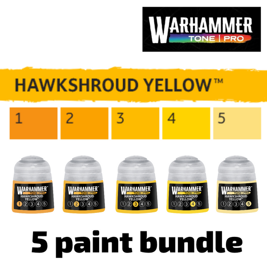 Tone Pro: Hawkshroud Yellow paint bundle
