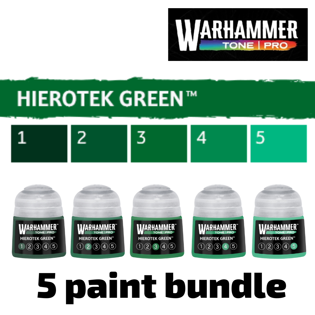 Tone Pro: Hierotek Green paint bundle (Pre-Order 24/10/26)