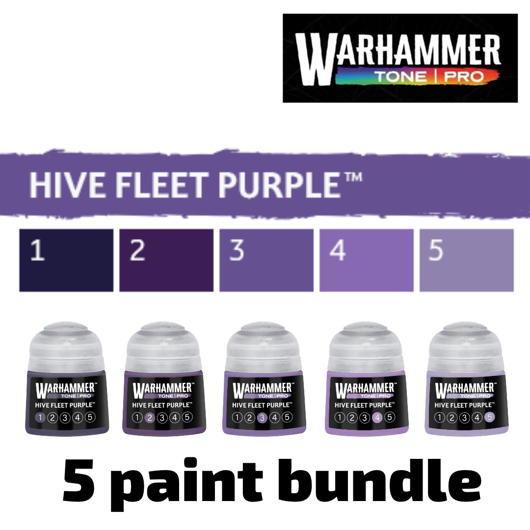 Tone Pro: Hive Fleet Purple paint bundle (Pre-Order 24/10/26)