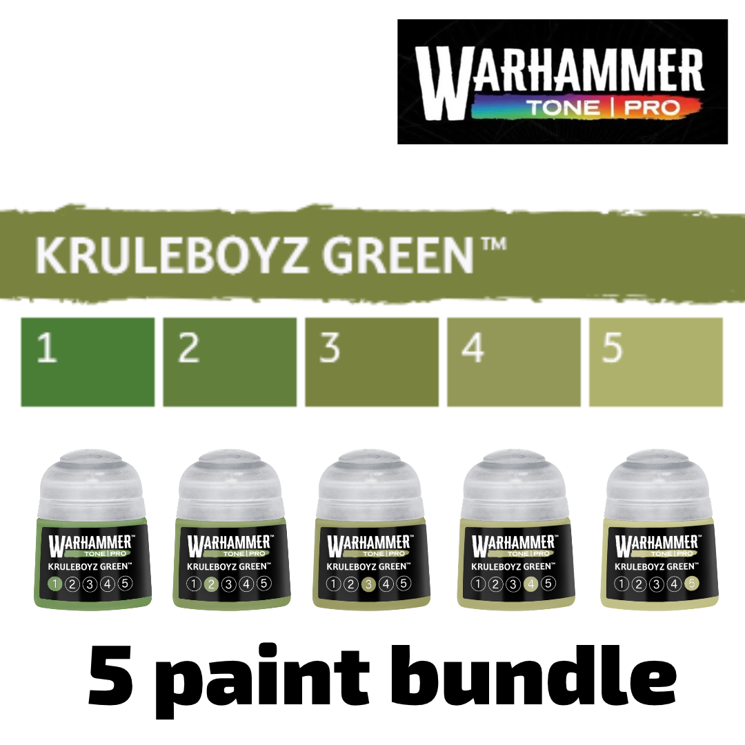 Tone Pro: Kruleboyz Green paint bundle (Pre-Order 24/10/26)