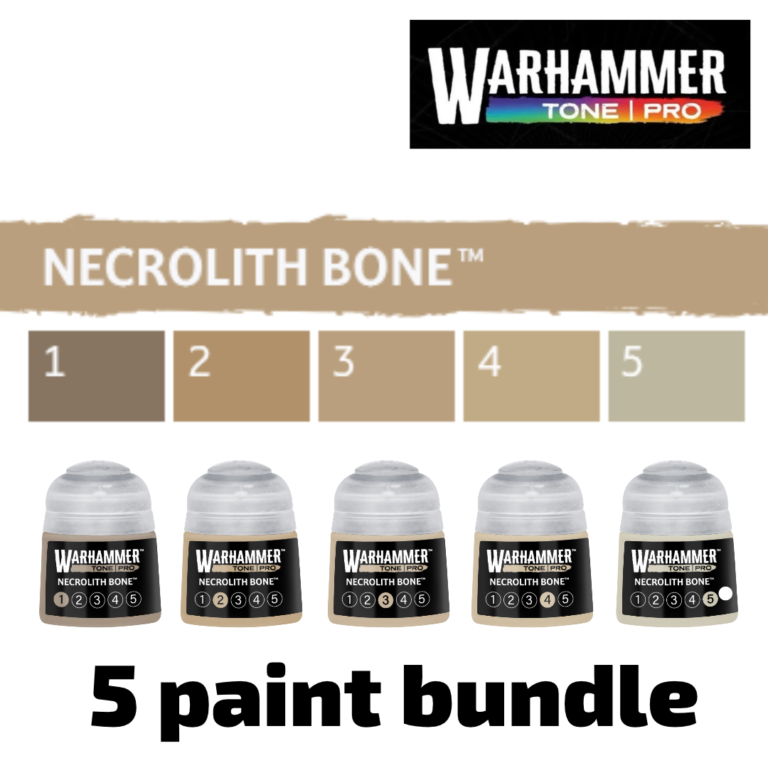 Tone Pro: Necrolith Bone paint bundle (Pre-Order 24/10/26)