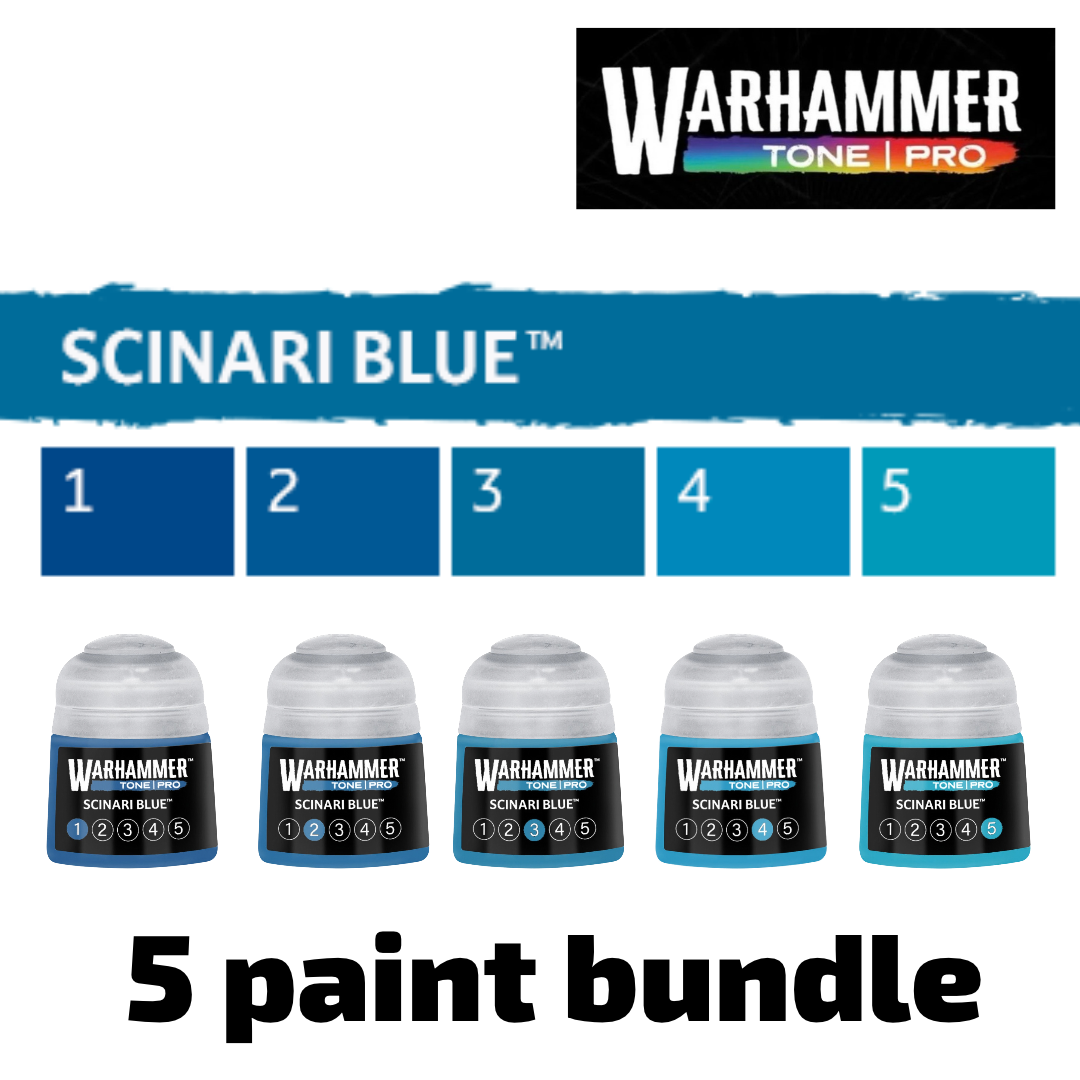 Tone Pro: Scinari Blue paint bundle (Pre-Order 24/10/26)