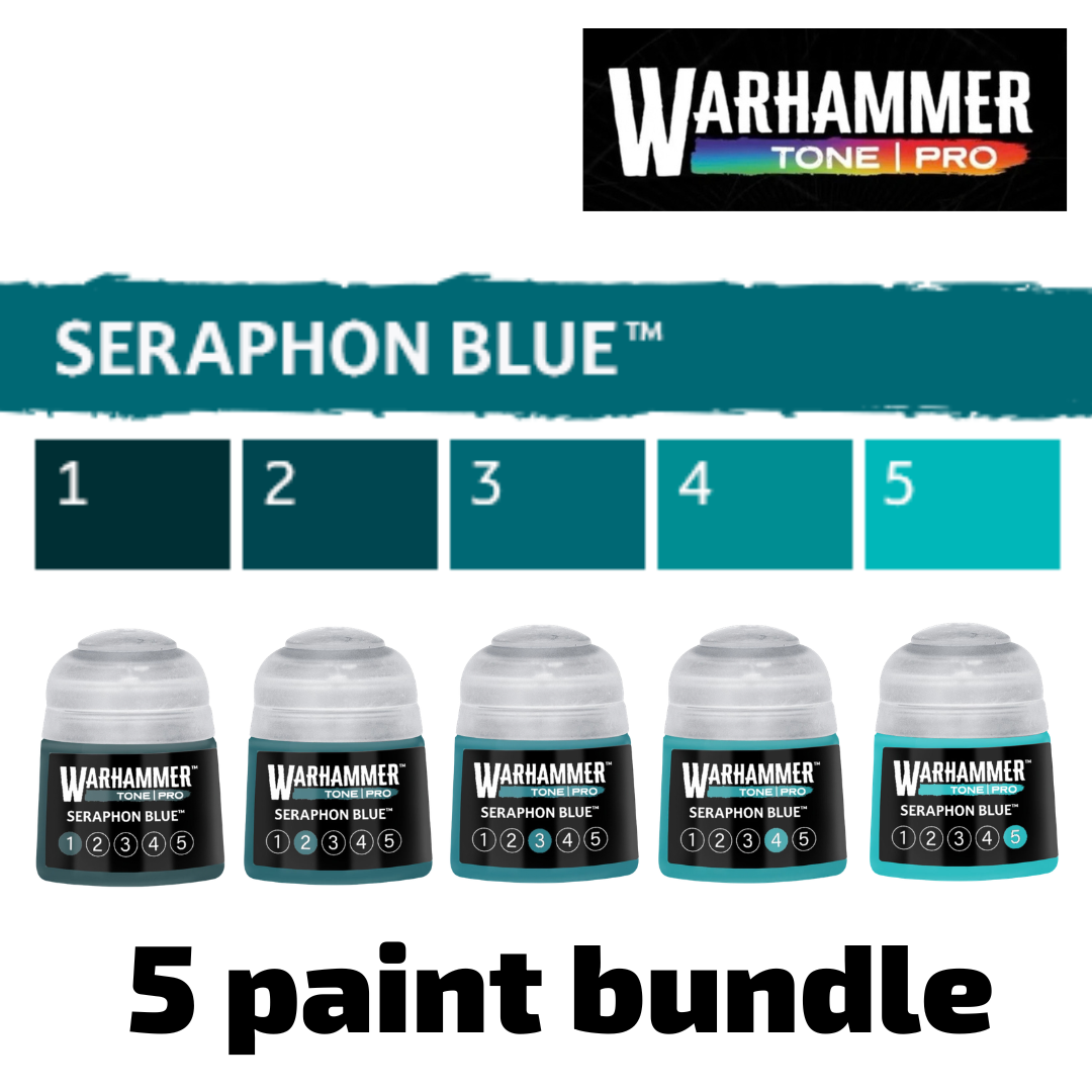 Tone Pro: Seraphon Blue paint bundle (Pre-Order 24/10/26)