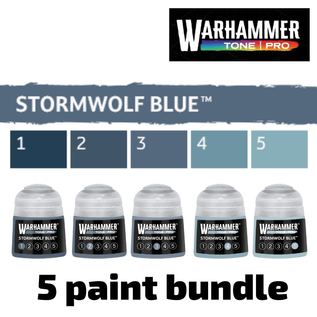 Tone Pro: Stormwolf Blue paint bundle (Pre-Order 24/10/26)