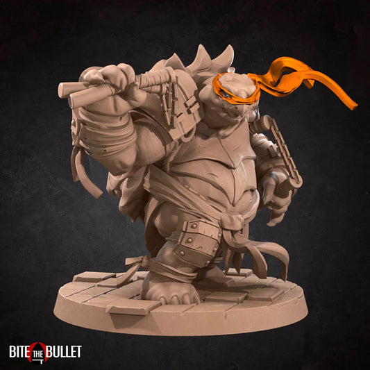 Tortle Fighter Male (Michelangelo) D&D Miniature