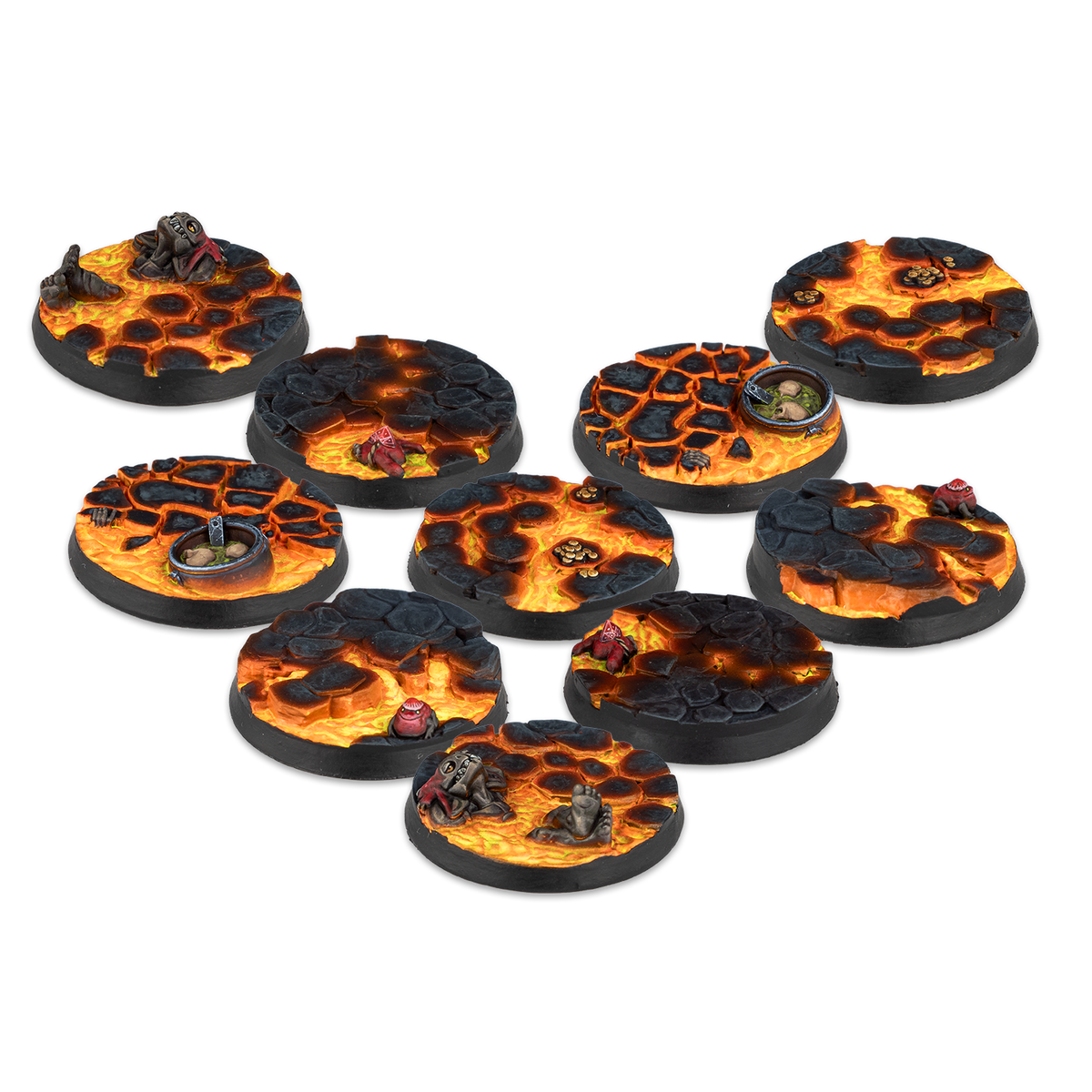 30mm Red Caps Scenery Bases, Alpha Series (Pre-Order November 2026)