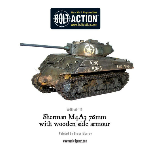 Sherman M4A3 (76mm) with wooden armour (Special Order)