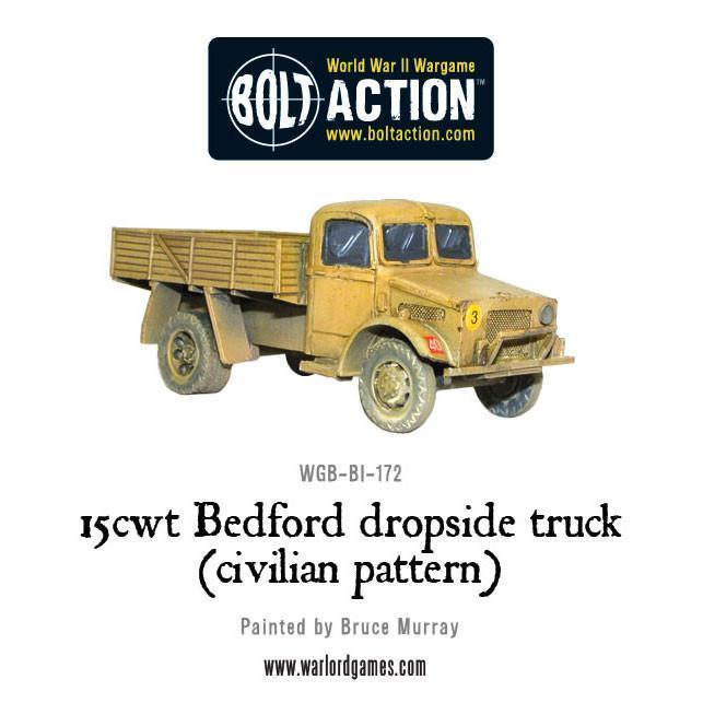 15cwt Bedford dropside truck (civilian pattern)