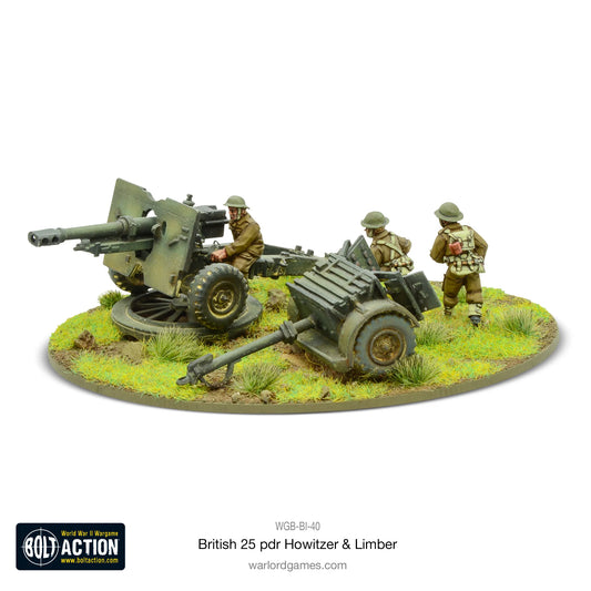 British 25-Pdr Light Howitzer (Blister)