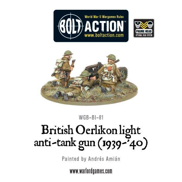 British Oerlikon light anti-tank gun (1939-40) (Blister)