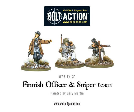 Finnish Officer & Sniper team (Blister)