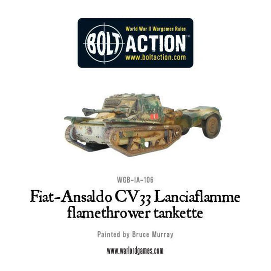 Fiat-Ansaldo CV33 Lanciaflamme flamethrower tankette (Pack)