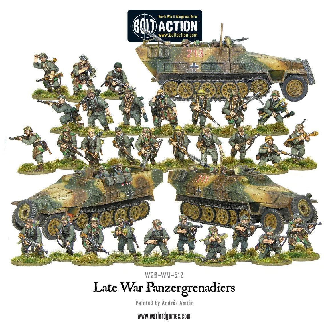 Late War Panzergrenadiers (30 plus 3 hanomags)