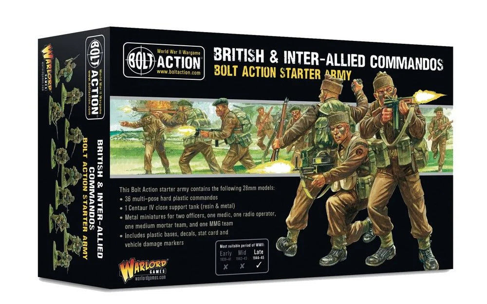 British & Inter-Allied Commandos starter army