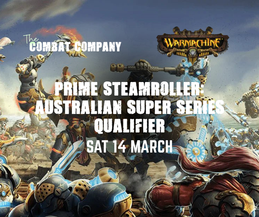 Warmachine PRIME Steamroller: Australian Super Series Qualifier (Saturday 14th March)
