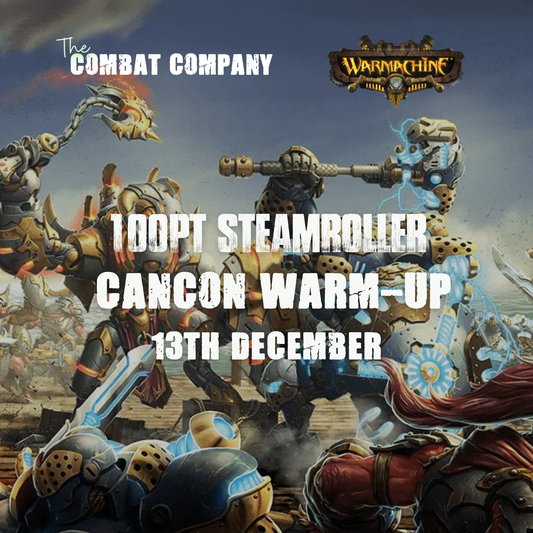TCC Warmachine Cancon Warm-Up 100pt Steamroller (Sunday 13th December)