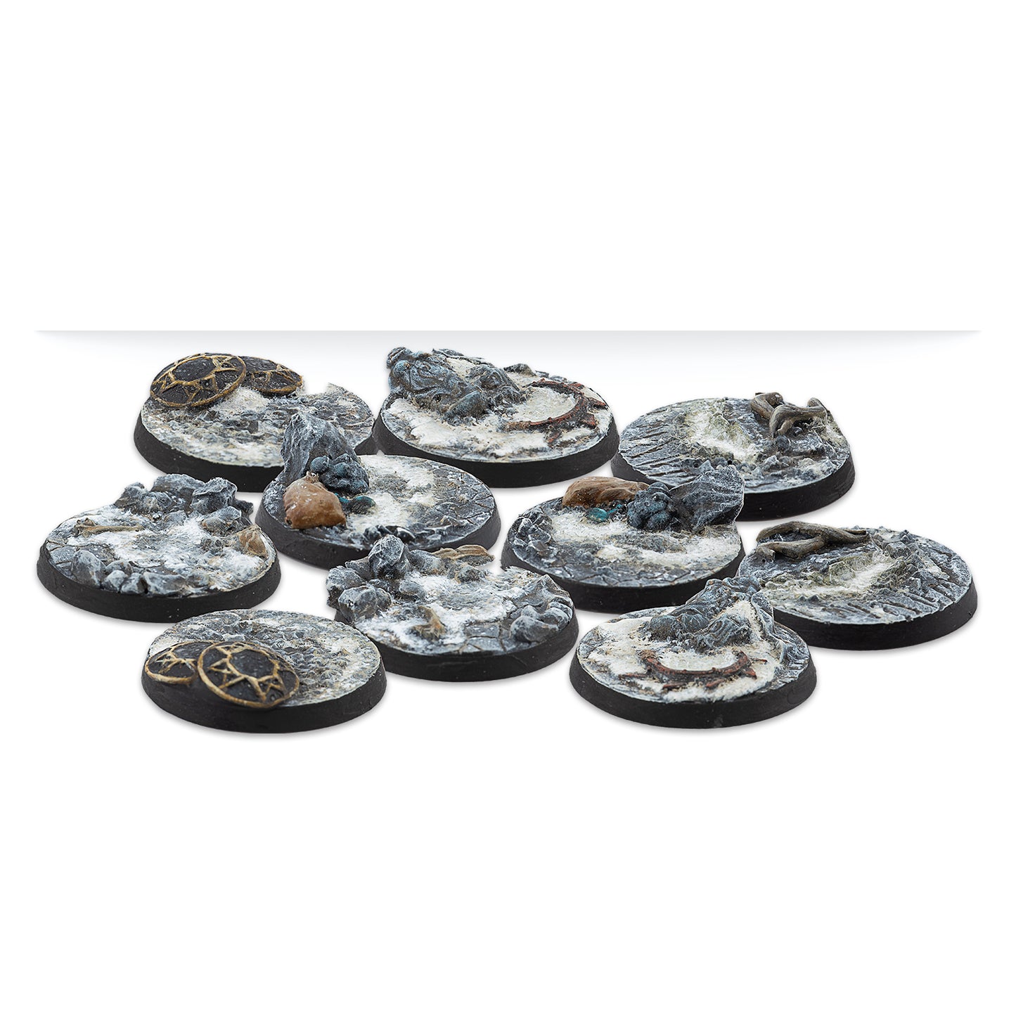 30mm Northern Tribes Scenery Bases, Alpha Series (Pre-Order 30/8/24)