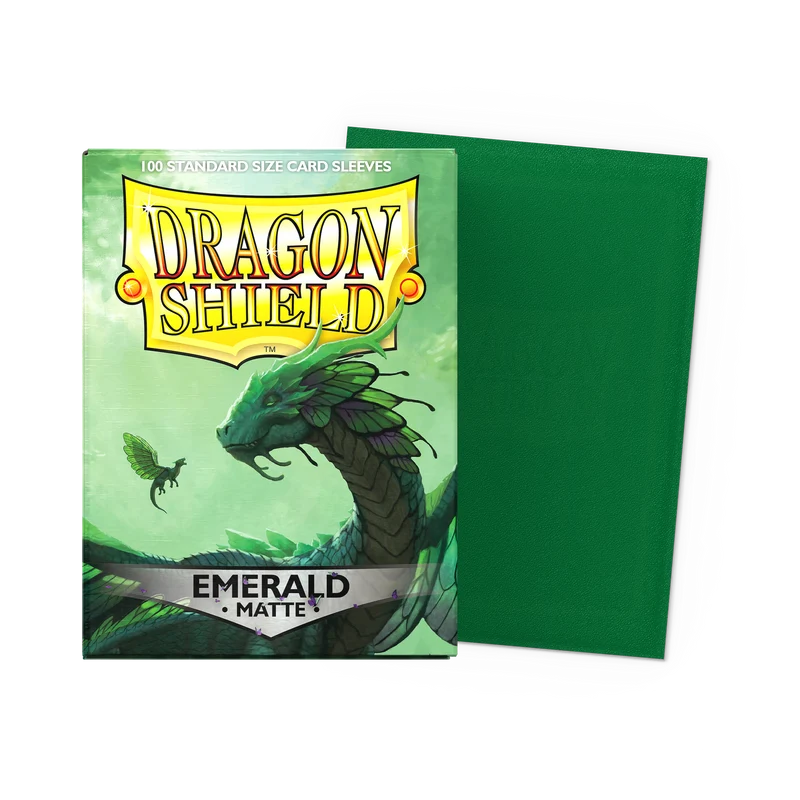 Sleeves - Dragon Shield - Box 100 - Emerald MATTE