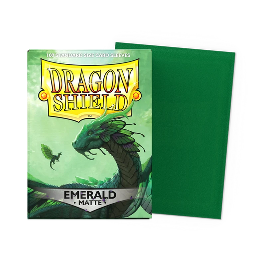 Sleeves - Dragon Shield - Box 100 - Emerald MATTE
