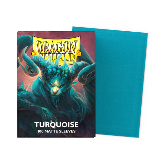 Sleeves - Dragon Shield - Box 100 - Turquoise MATTE