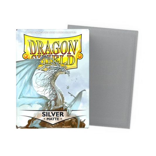 Sleeves - Dragon Shield - Box 100 - Silver MATTE
