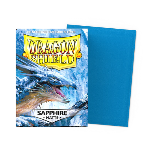 Sleeves - Dragon Shield - Box 100 - Sapphire MATTE