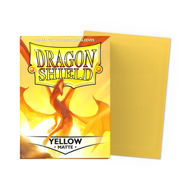 Sleeves - Dragon Shield - Box 100 - Yellow MATTE