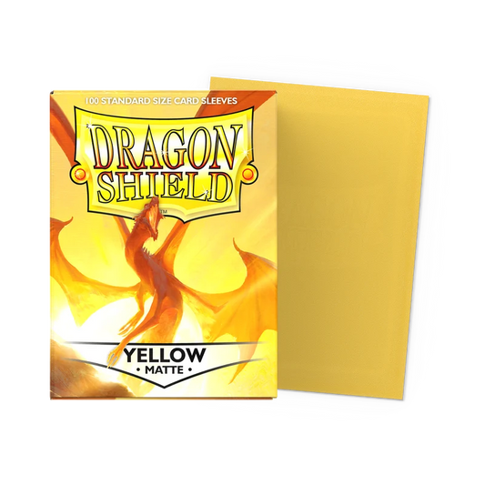 Sleeves - Dragon Shield - Box 100 - Yellow MATTE