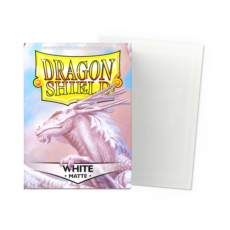 Sleeves - Dragon Shield - Box 100 - White MATTE