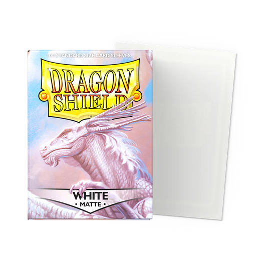 Sleeves - Dragon Shield - Box 100 - White MATTE