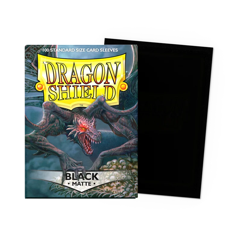 Sleeves - Dragon Shield - Box 100 - Black MATTE