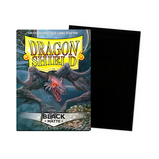Sleeves - Dragon Shield - Box 100 - Black MATTE