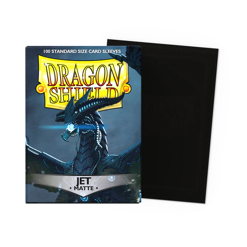Sleeves - Dragon Shield - Box 100 - Jet MATTE