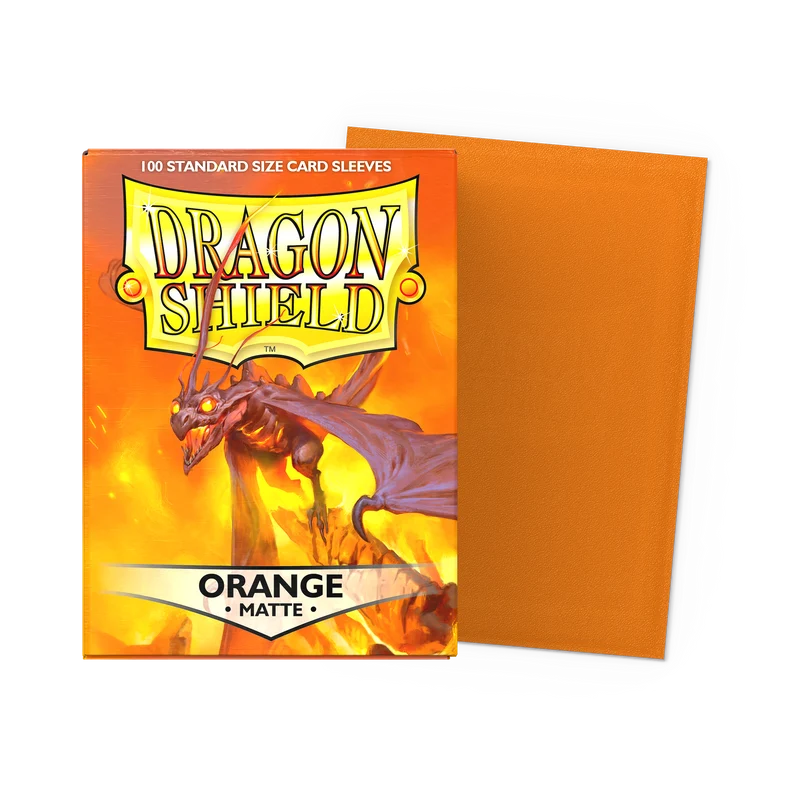 Sleeves - Dragon Shield - Box 100 - Orange MATTE