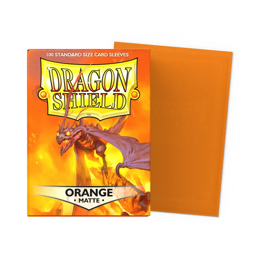 Sleeves - Dragon Shield - Box 100 - Orange MATTE