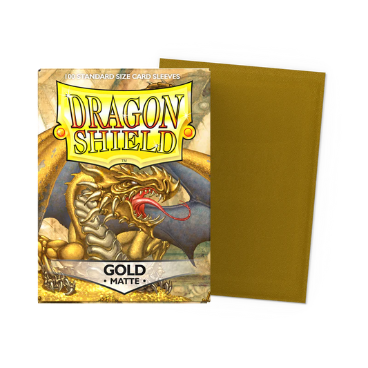 Sleeves - Dragon Shield - Box 100 - Gold MATTE
