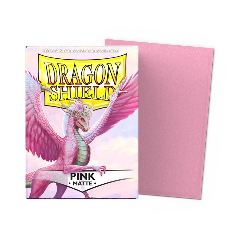 Sleeves - Dragon Shield - Box 100 - Pink MATTE