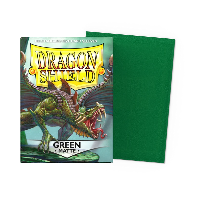 Sleeves - Dragon Shield - Box 100 - Green MATTE