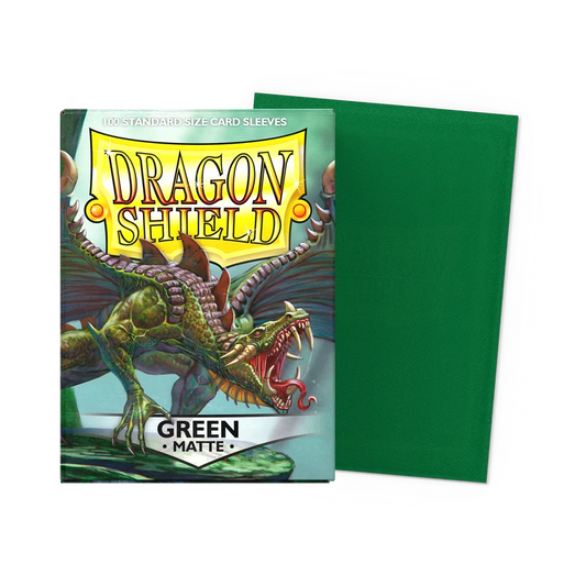 Sleeves - Dragon Shield - Box 100 - Green MATTE