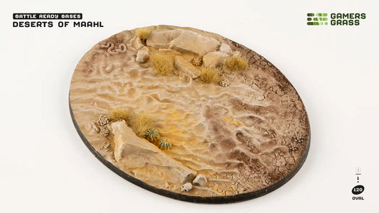 Deserts of Maahl Bases Oval 120mm (x1) (Special Order)