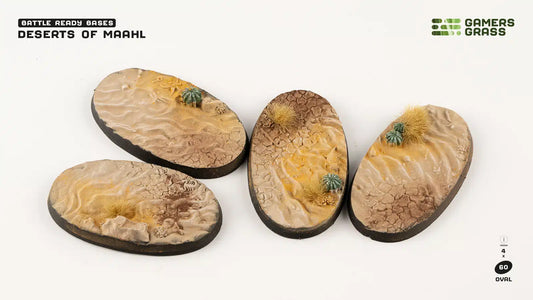 Deserts of Maahl Bases Oval 60mm (x4) (Special Order)