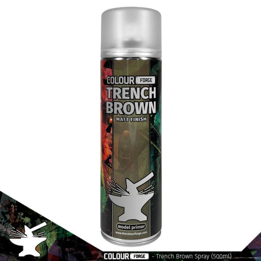 Colour Forge - Aerosol Spray Primer - Trench Brown 500ml