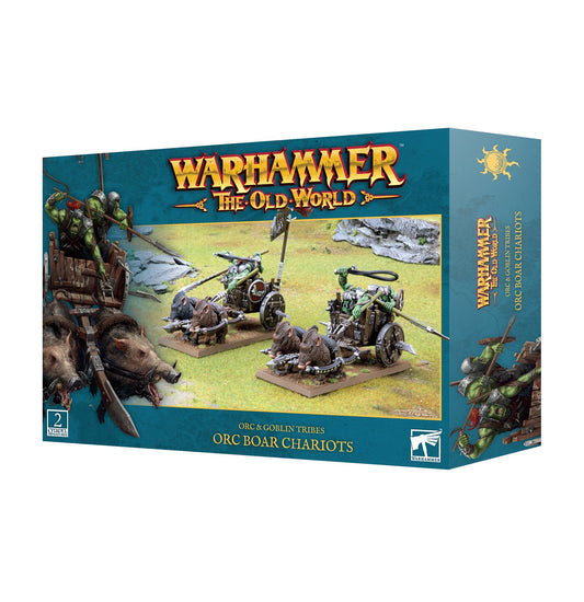 Orc & Goblin Tribes: Orc Boar Chariots (Pre-Order 4/5/24)