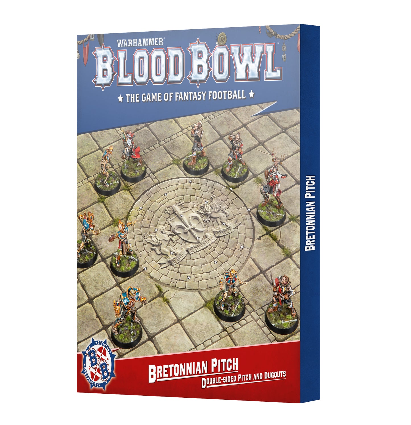 Blood Bowl: Bretonnian Team Pitch & Dugouts (Pre-Order 15/11/25)