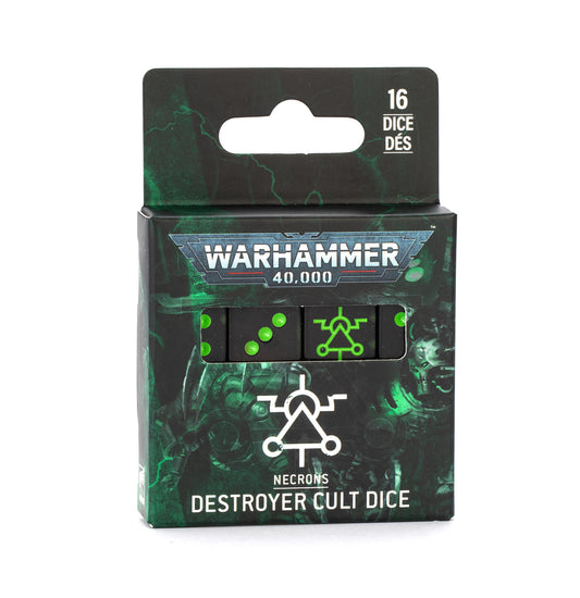 Necrons: Destroyer Cult Dice (Pre-Order 24/1/26)