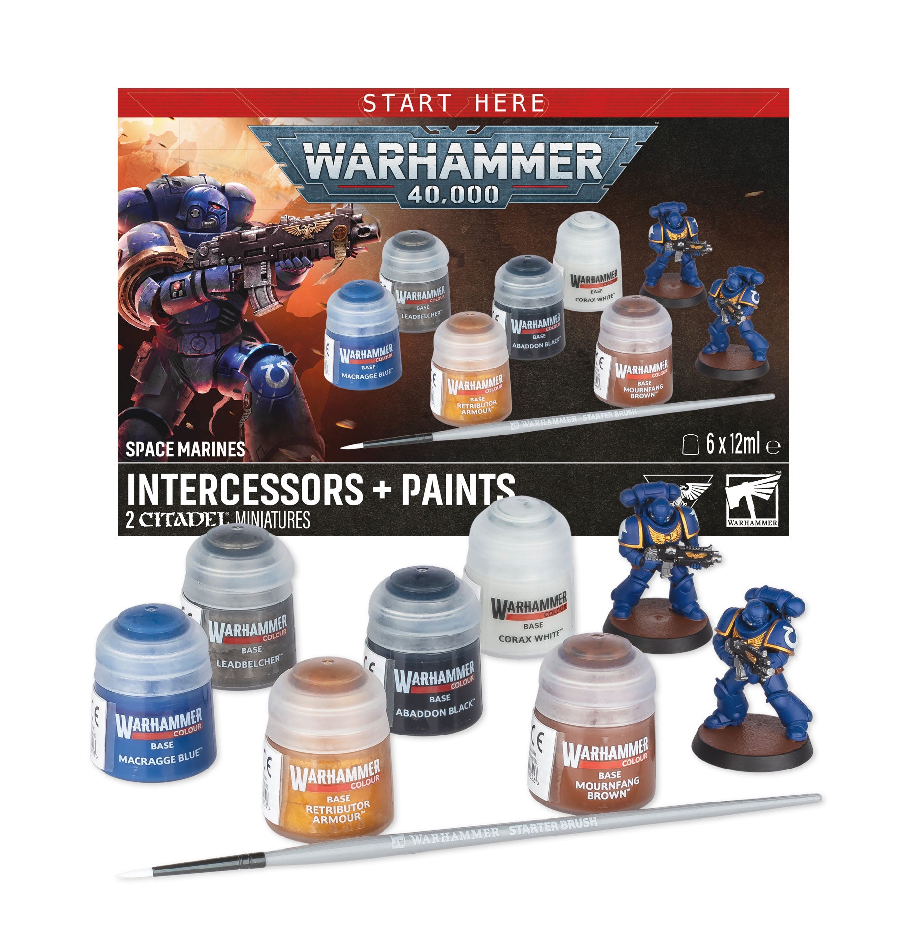 Warhammer 40K - Intercessors + Paints