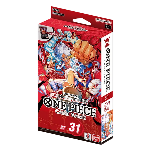 One Piece Card Game: Starter Deck Display – RED Monkey.D.Luffy [ST-31]