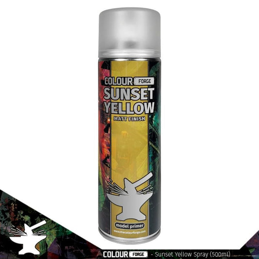 Colour Forge - Aerosol Spray Primer - Sunset Yellow 500ml