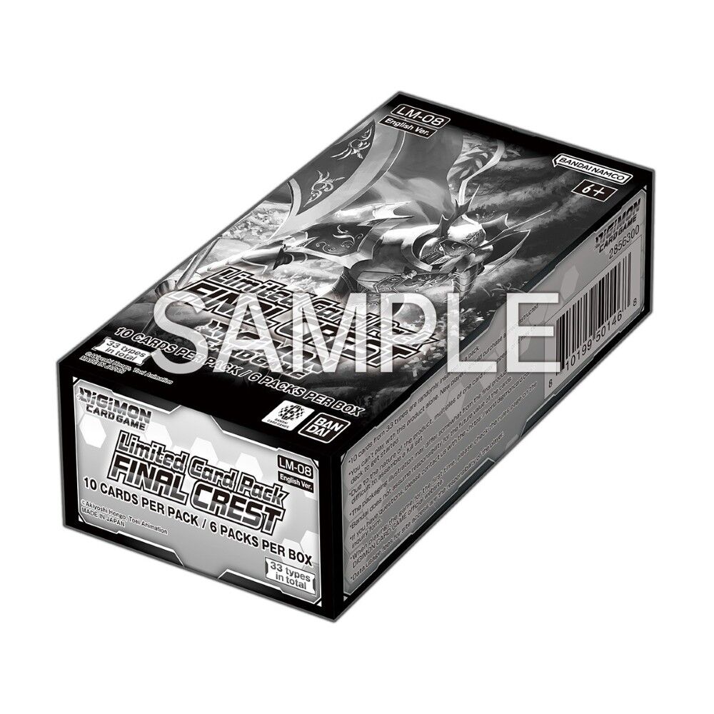 Digimon Card Game: Limited Card Pack Display – Final Crest [LM-08]