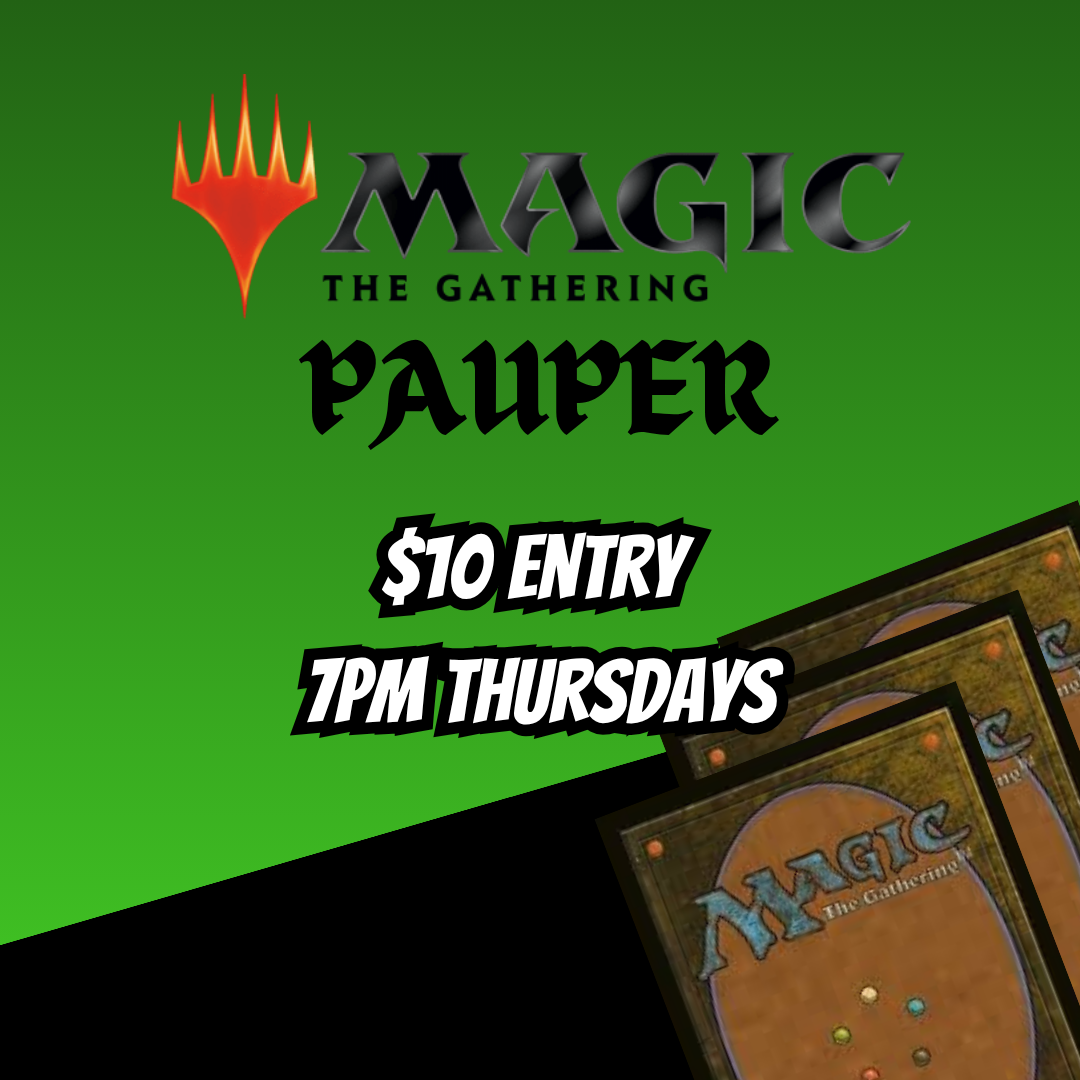 Thursday MTG Pauper ticket